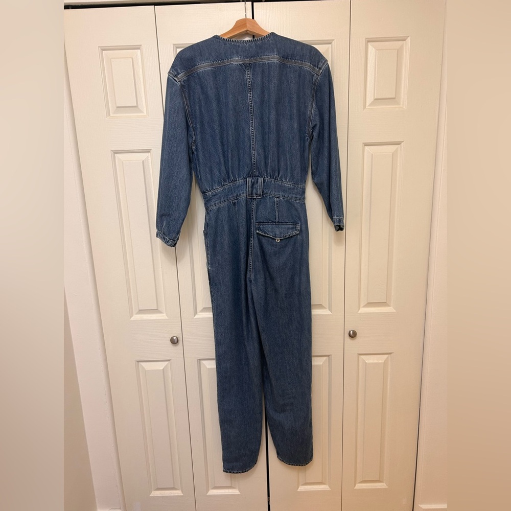 Etica Blue Denim Jumpsuit